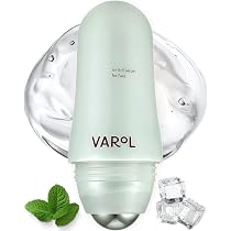 Amazon.com: VAROL 冰卷精華液| 冷卻臉部滾輪附點膠精華液適用於眼部 ...