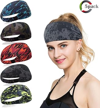 Amazon ヘッドバンド スポーツヘアバンド スポーツターバン 運動