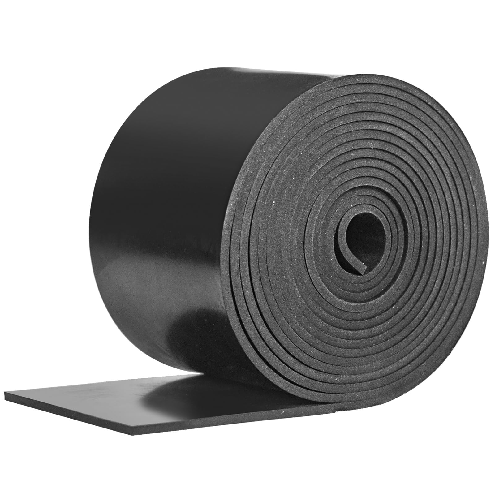 Rubber Strip Neoprene Rubber Sheet 80mm(W) x3mm(T) x3m(L) Neoprene Rubber Strips Solid Rubber Rolls for DIY Gaskets, Crafts, Pads, Flooring Protection, Supports, Leveling, Anti-Vibration, Anti-Slip