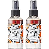 Indigo Wild Zum Mist Room & Body Spray - Aromatherapy Essential Oil Spray - Natural Body Mist & Room Spray - Patchouli Scent - 4 fl oz (2 Pack)