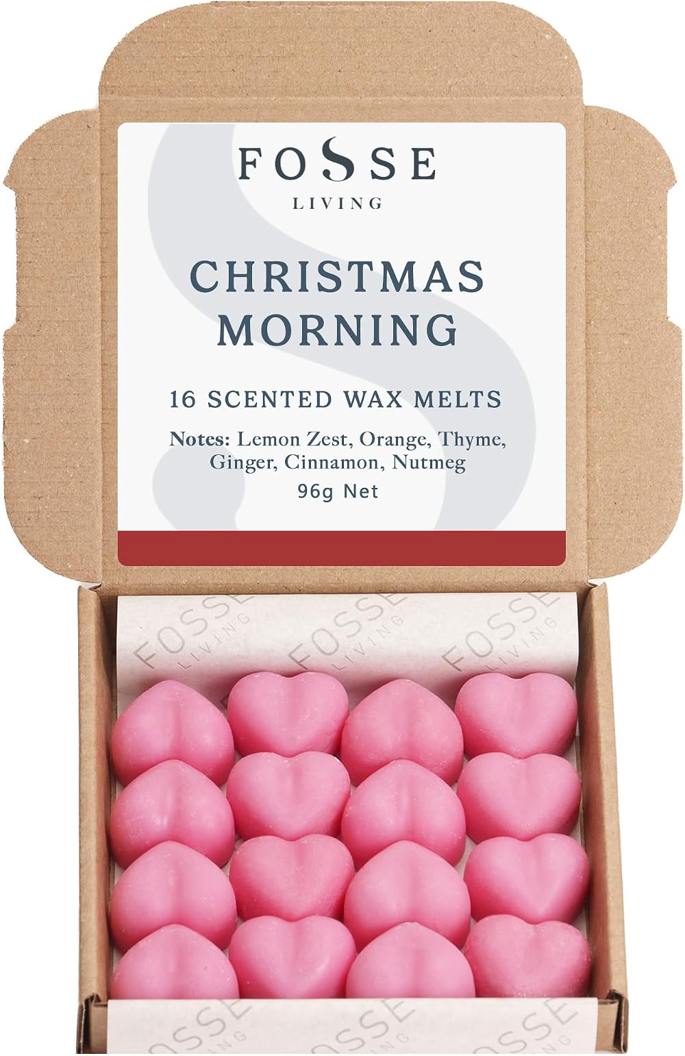 Fosse Living Christmas Morning 16 Pack Soy Wax Melts – Natural, Vegan, Plastic