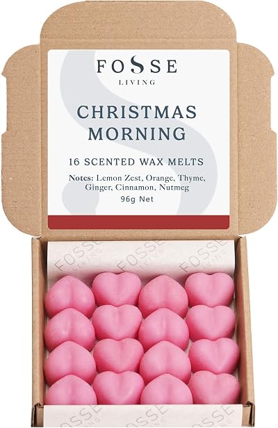 Fosse Living Christmas Morning 16 Pack Soy Wax Melts – Natural, Vegan, Plastic