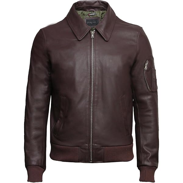 Mens Dark Chocolate Brown Motorbikers Classic Vintage Riders
