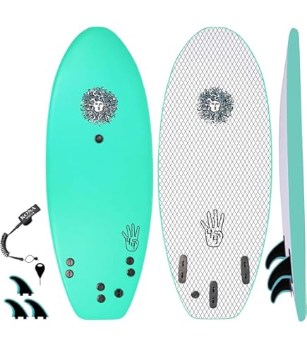 Amazon.com : KONA SURF CO. The 4-4 Surfboard for Beginners