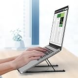 Nayka Adjustable Laptop Stand Portable Folding Ventilated 10-15.6 inch view 2