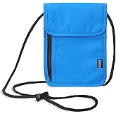 Classicseali Neck Wallet and Passport Holder,7.87 X 5.51 In Waterproof Passport Holder Neck, Adjustable Shoulder Strap, Portable Passports Pouch, Used to Hold Passports, ID Cards, Cash, Mobile Phones