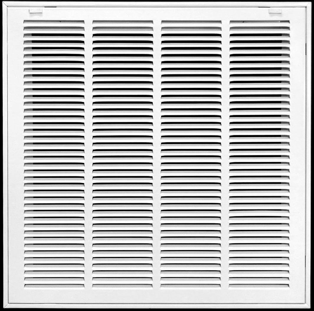 Photo 1 of 20" X 30" Return Air Filter Grille - Filter Included - Easy Plastic Tabs for Removable Face/Door - HVAC VENT DUCT COVER - White [Outer Dimensions: 22 5/8"w X 32 5/8"h]