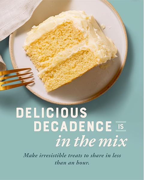 BOB’S RED MILL SIGNATURE YELLOW CAKE BAKING MIX, 15.5OZ (PACK OF 4) – NON GMO, KOSHER