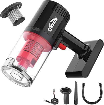 Amazon Oasser ハンディクリーナー 掃除機 コードレス 車用掃除機 乾湿両用 6500pa吸引力 Usb充電式 2600ｍah 11 1v電池 小型 軽量 車用 家庭用 オフイス お手入れ用品 V3 Oasser ハンディクリーナー