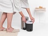 Brabantia newIcon Pedal Bin 3 L Matt Steel Fingerprint Proof view 6