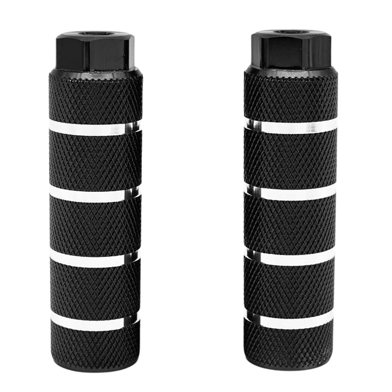 KINSPORY BMX Pegs, Bike Pegs, 10mm - 26 Teeth Aluminum Alloy Stunt Pegs Pack of 2