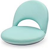 Floor Chair Floor Cushion Folding Padded Gaming Chair Adjustable 5-Position Floor Seat with Back Support for Kids Adult Great for Gaming Reading Meditating
