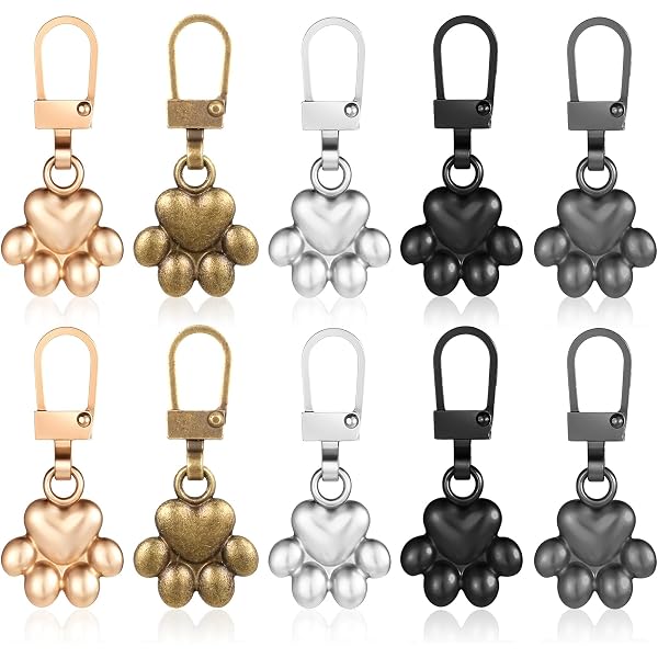 thumbnail image 2 of GOMAKERER 40 Pcs 10 Styles Sport Zipper Pull Charm, Portugal 2 of 11