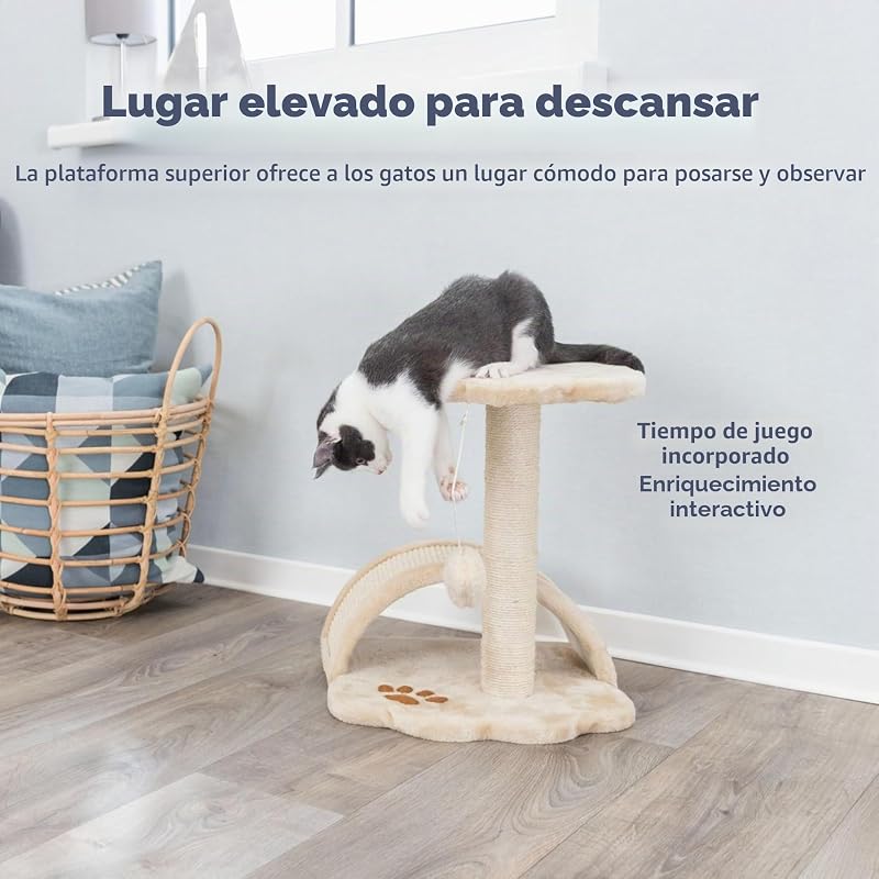 Poste Rascador Vitoria, 43 cm, Beige