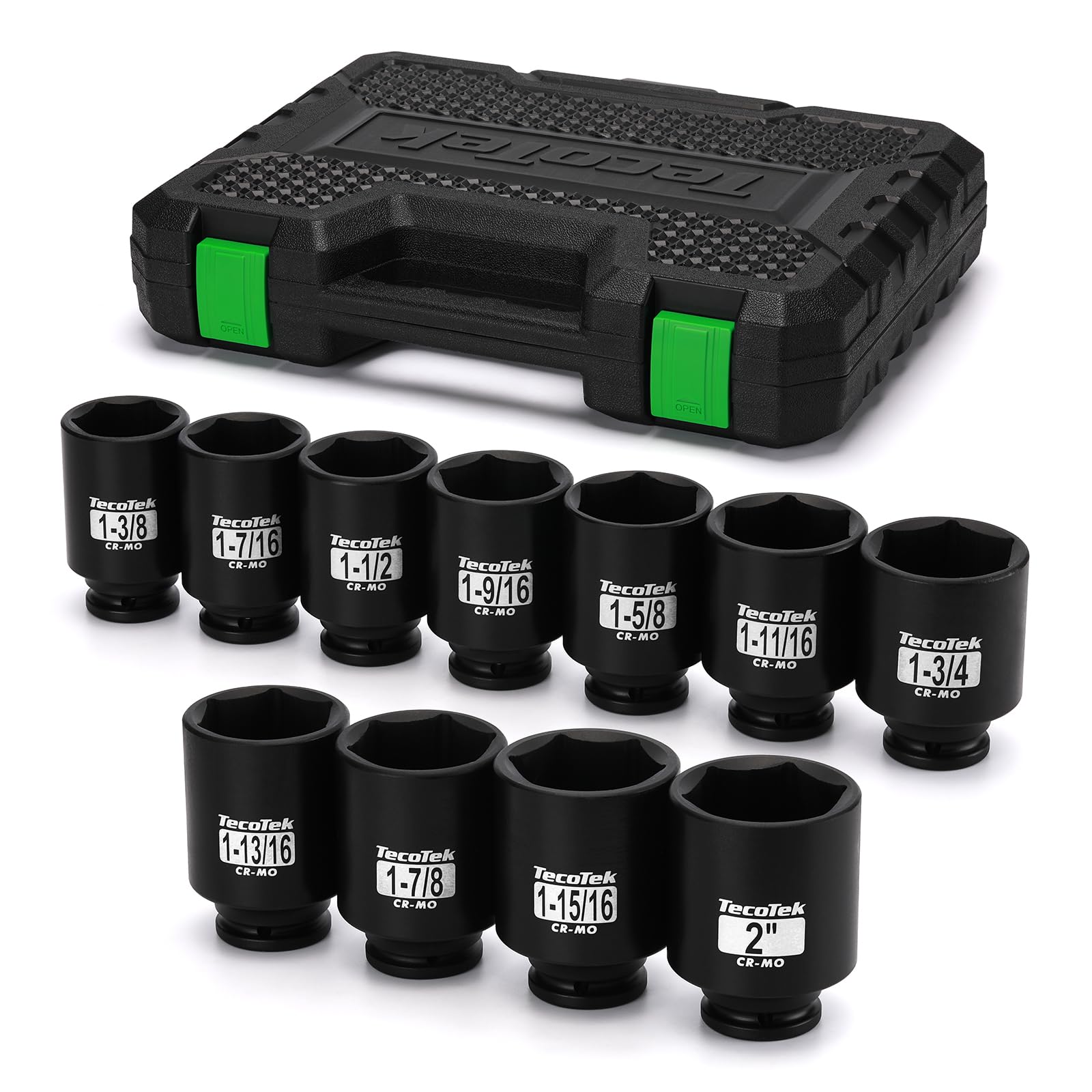 TecoTek 1/2" Drive Deep 6-Point Impact Socket