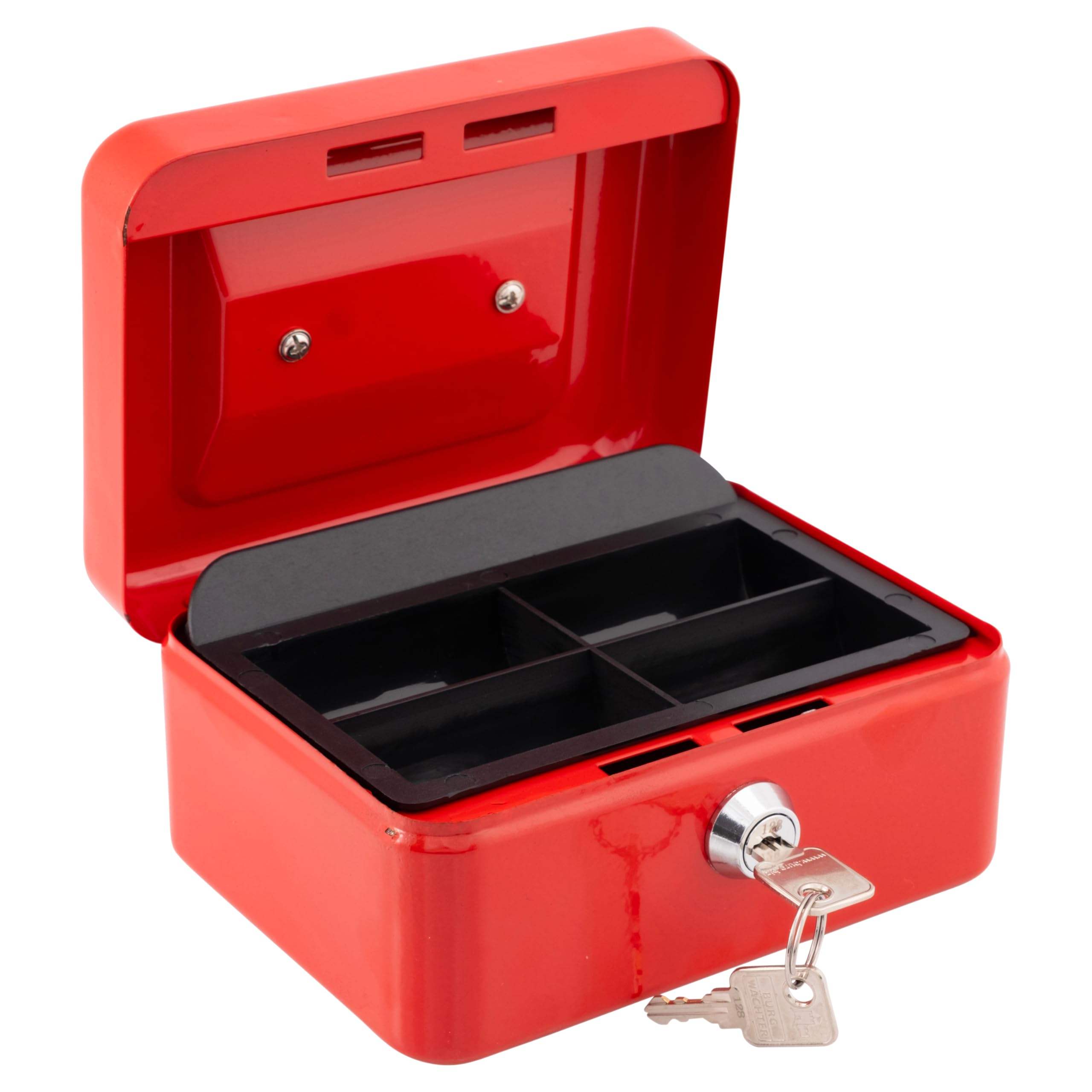 Burg-Wachter CB01R Money 5015 6" Cash Box - Red