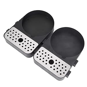 Cresimo Airpot Drip Trays / 2 Piece Set/Modular Design to hold as many Coffee Airpots or Carafes as necessary! Airpot has to be 6" Wide or Less to Fit