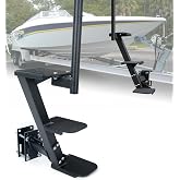 Aupar Boat Trailer Steps, Heavy Duty Trailer Tongue Steps with Handle