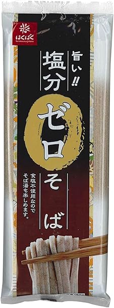 Amazon はくばく 塩分ゼロそば 180g 5袋 はくばく そば 通販
