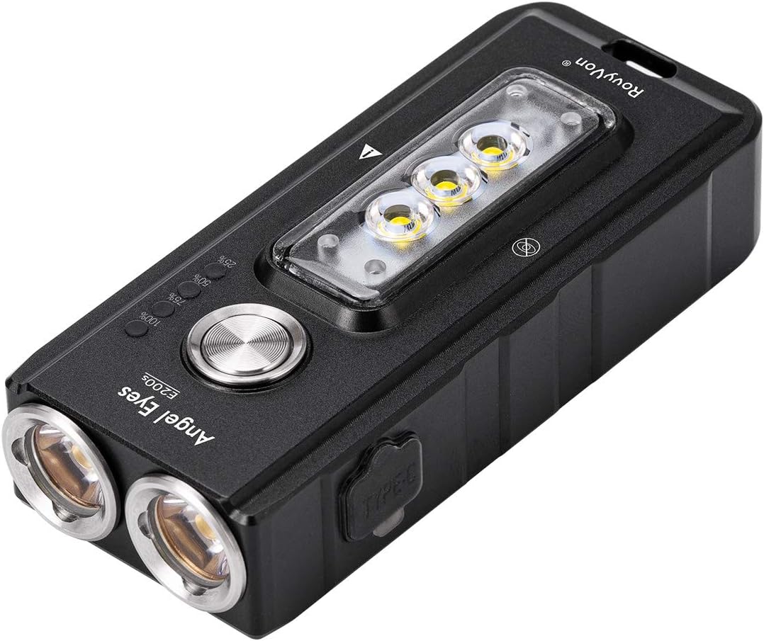Small Rig 3 Color Led Torch E200s Mini LED Torch 1650 Lumen CREE XP-G3 Type-C Fast Charging IPX67 ...
