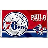 Philadelphia 76ers Dual Logo Indoor Outdoor Flag Banner