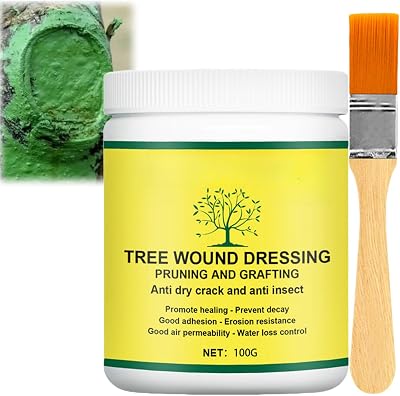 Hivetz 100g Tree Wound Sealer Wound Dressing Grafting Wax with Brush