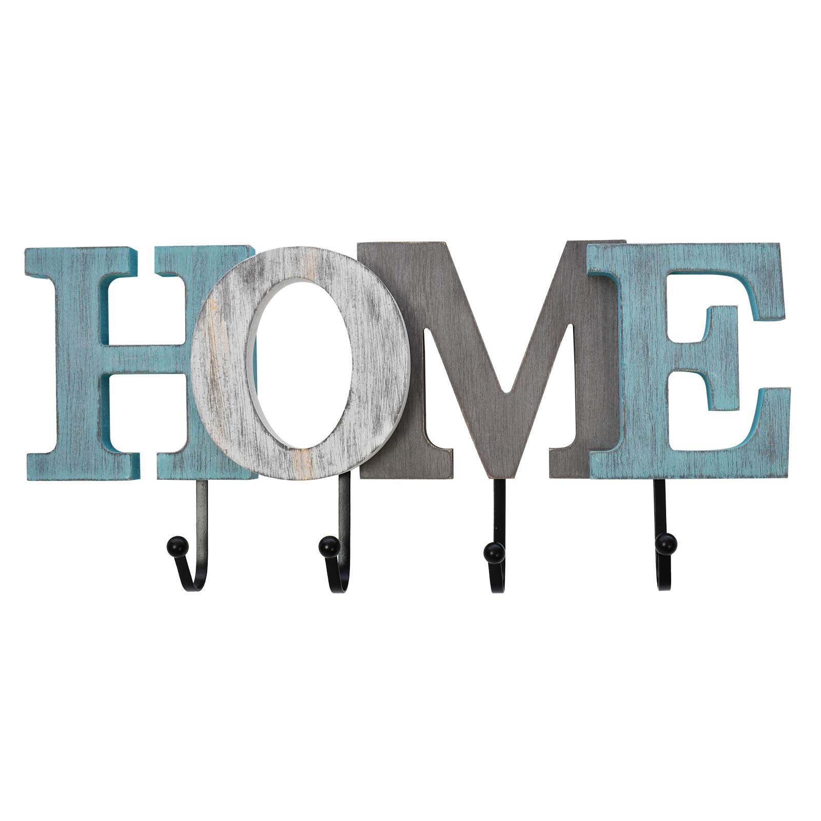 Buy Eview Rustic Wooden Teal Home Sign Decorative Cutout Letters