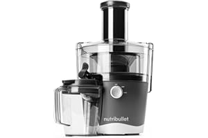 NutriBullet Juicer Centrifugal Juicer Machine for Fruit, Vegetables, and Food Prep, 27 Ounces/1.5 Liters, 800 Watts, Gray NBJ50100