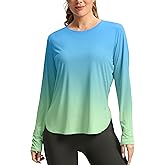 Women's Sun Shirts UPF 50+ Long Sleeve UV Protection Shirt Lightweight Quick Dry Workout Hiking Tops for Women