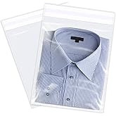 WEPOLY - 9" x 12" (100 Count) Clear Cellophane Bags - Self Sealing Cello Plastic Poly Bags- for A4, Lette Sized Documents, Maketing Mateials, Clothing