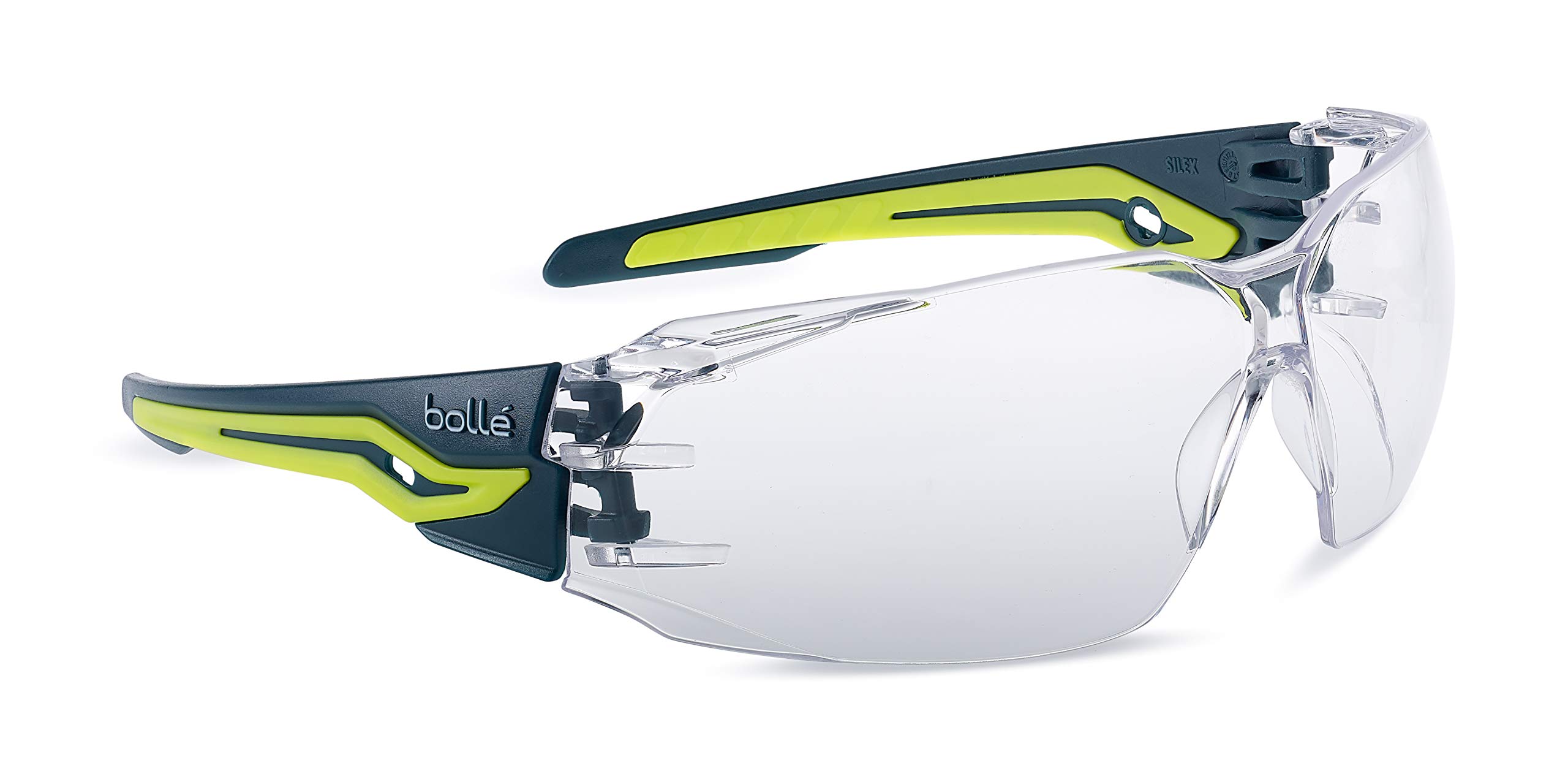 Bolle SILEXPPSI with PLATINUM Clear Lenses Protecting against UVA, UVB, Solar Radiation, Fog, and Scratch