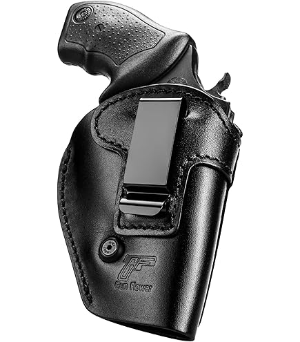 Houston Gun Holsters IWB Tuckable Revolver Holster - ECO Leather Concealed Carry For .38 Frames