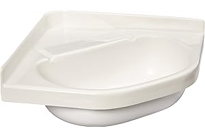 Ameri-Kart M202AWS White Corner Sink