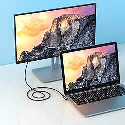 Besgoods USB C to USB C Cable 100W, 3ft 90 Degrees