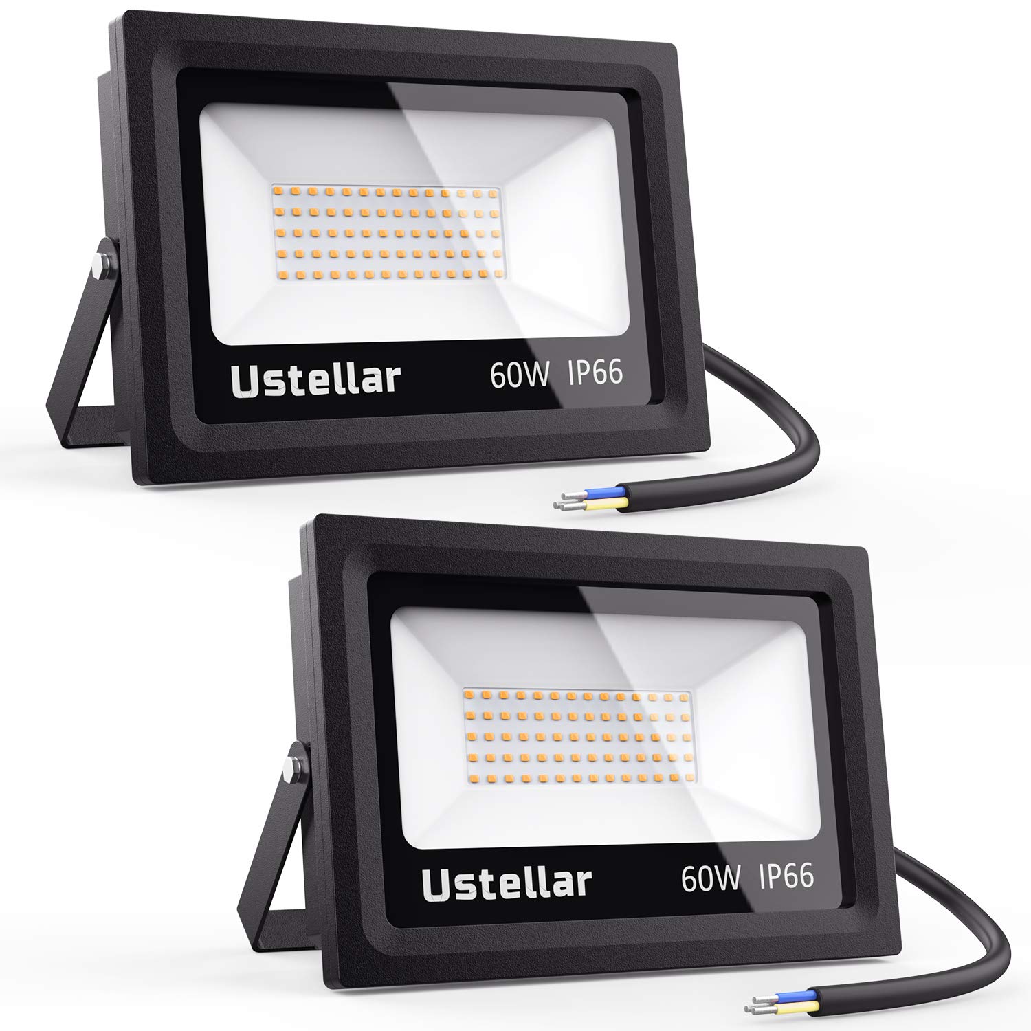 4800lm 2700k Led Aussenstrahler Scheinwerfer Fluter Ersetzt 300w Halogenlampe Fur Garten Ustellar 60w Led Strahler Aussen Ip66 Wasserdicht Warmweiss Dekra Gepruft Aussenleuchte Energieklasse A Sidra Hospital