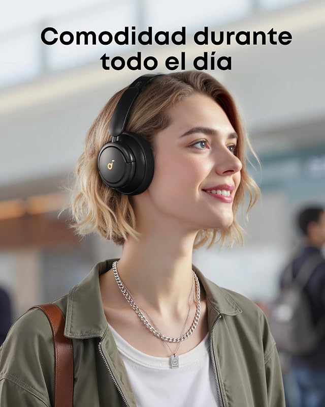Q30 de Anker Cascos Bluetooth con ANC Híbrida, Hi-Res, 50H