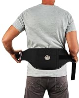 Ergodyne ProFlex 1500 Weight Lifters Back Support Belt Medium Black Rigid view 8
