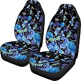 TOADDMOS Dragonfly Car Seat Covers Front Seats Only Universal Fit for Cars SUV Truck,Auto Interior Accessories