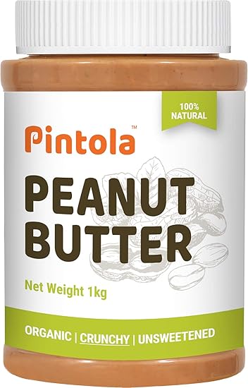 Pintola Organic Peanut Butter (Crunchy) (1kg)