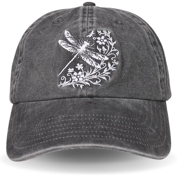 Amazon.com: Dragonfly Hat | Distressed Baseball Cap or 