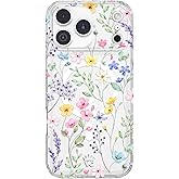 VELVET CAVIAR Case for iPhone 17 Pro Max | Compatible with MagSafe | 10ft Drop Tested | Cute Girly Protective Designer Cases for Women | Enchanted Floral Wildflowers