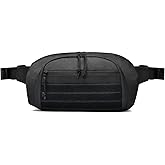 Entchin Tactical Fanny Pack for Men Women,Multifunctional Crossbody Bag with Elastic Band Holder,Concealed Carry Waist Pounch (E109 Black)