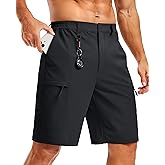 TACVASEN Men's Hiking Cargo Shorts Quick Dry Lightweight for Outdoor Golf Fishing Tactical Casual with Multi Pockets