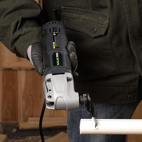 GALAX PRO 2.4Amp 6-Speed Oscillating Multi-Tool Kit – Quick-Lock Accessory Change, 28pcs, Carry Bag