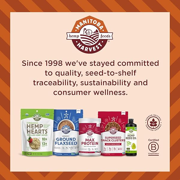 MANITOBA HARVEST SUPERSEED SNACK CLUSTERS, SMOKY BBQ – 4.6OZ – 5G PLANT PROTEIN, 2G FIBER, 5G OMEGA 3 & 6 PER 30G SERVING – EASY 6-IN-1 SUPER SEEDS SNACKS – VEGAN, NON-GMO PROJECT VERIFIED