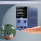 NANKADF 0-62V 0-5A DC Bench Power Supply 4-Digit LED USB Fast Charging view 8