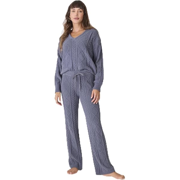 PJ Salvage Women's 'Roll With It' Jogger Pants - Lounge Pants With Dog On Roller Skates Print