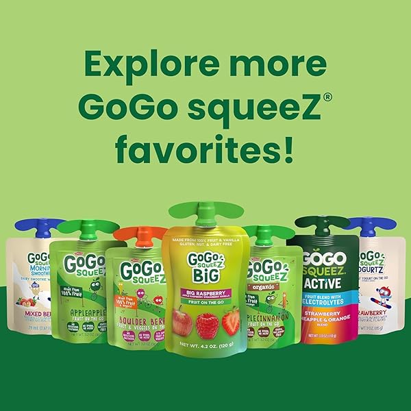 GOGO SQUEEZ YOGURTZ BERRY, 3 OZ. (4 POUCHES) – KIDS SNACKS MADE FROM REAL YOGURT AND FRUIT – PANTRY FRIENDLY SNACK, NO FRIDGE NEEDED – NO PRESERVATIVES- KOSHER CERTIFIED – GLUTEN FREE SNACKS FOR KIDS