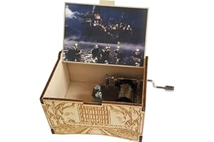 TheLaser'sEdge, Hogwarts Castle, Harry Potter Music Box with Movies Hedwig's Theme, Gifts for Women, Men, Birthday, Christmas