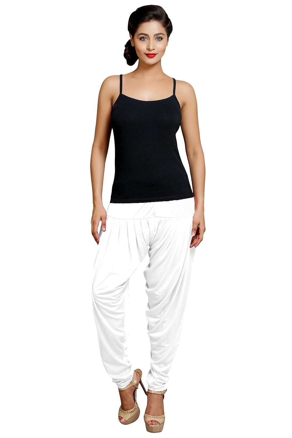 goodtry women's patiyala free size-white